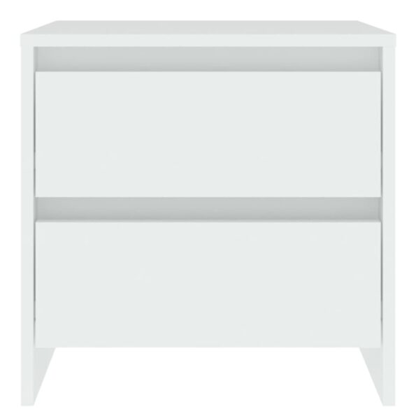 vidaXL Nočný stolík biely 45x34,5x44,5 cm drevotrieska – Obrázok 5
