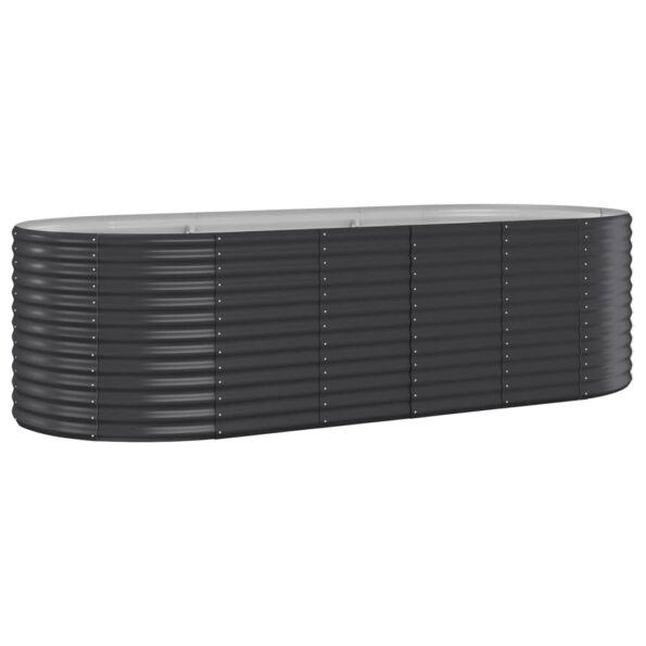 VXL8720286857694_a_en_hd_1.jpg vidaXL Vyvýšený záhradný záhon práškovaná oceľ 249x100x68 cm antracit – Obrázok 2