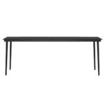 vidaXL 9-dielna záhradná jedálenská súprava so sedákmi čierna – Obrázok 6