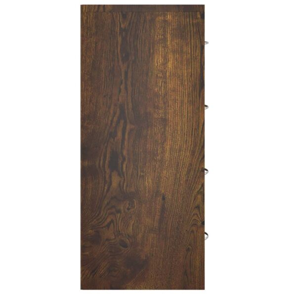 vidaXL Komoda so 4 zásuvkami 60x30,5x71 cm dymový dub – Obrázok 5