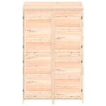 vidaXL Záhradná kôlňa 102x52x174,5 cm masívne jedľové drevo – Obrázok 4