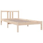 vidaXL Posteľný rám, drevený masív 90x190 cm, jednolôžko – Obrázok 3