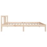 vidaXL Posteľný rám, drevený masív 90x190 cm, jednolôžko – Obrázok 5