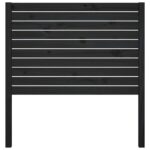vidaXL Čelo postele čierne 96x4x100 cm masívna borovica – Obrázok 3