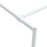 vidaXL Sprchová zástena biela 115x195 cm priehľadné ESG sklo – Obrázok 6