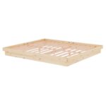 vidaXL Posteľný rám, drevený masív 180x200 cm, Super King – Obrázok 4
