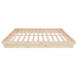 vidaXL Posteľný rám, drevený masív 180x200 cm, Super King – Obrázok 6