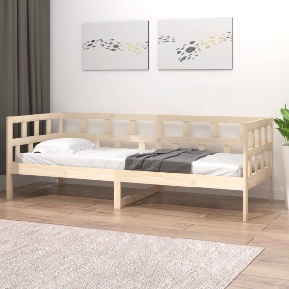 vidaXL Denná posteľ masívna borovica 80x200 cm – Obrázok 4