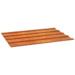 vidaXL Strešné panely 12 ks, hrdzavé 60x44 cm, cortenová oceľ – Obrázok 3