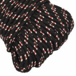 vidaXL Lodné lano čierne 4 mm 25 m polypropylén – Obrázok 4