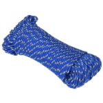 vidaXL Lodné lano modré 5 mm 25 m polypropylén – Obrázok 2