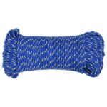 vidaXL Lodné lano modré 5 mm 25 m polypropylén – Obrázok 3