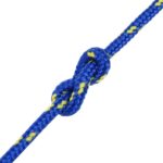 vidaXL Lodné lano modré 5 mm 25 m polypropylén – Obrázok 5