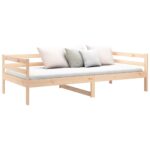 vidaXL Denná posteľ s matracom 80x200 cm masívna borovica – Obrázok 6