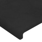 vidaXL Čelo postele čierne 90x5x78/88 cm zamat – Obrázok 4
