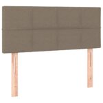 vidaXL Čelo postele sivohnedé 100x5x78/88 cm látka – Obrázok 2