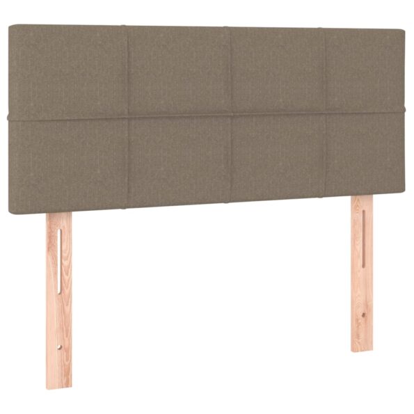 vidaXL Čelo postele sivohnedé 100x5x78/88 cm látka – Obrázok 2