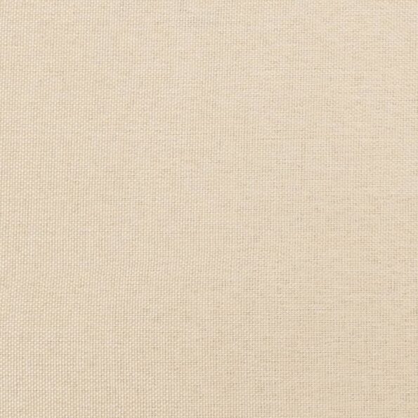 vidaXL Čelá postelí krémové 180x5x78/88 cm látkové – Obrázok 7