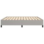 vidaXL Posteľný rám bledosivý 180x200 cm látka – Obrázok 6