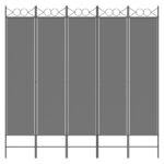 vidaXL 5-panelový paraván antracitový 200x200 cm látkový – Obrázok 3
