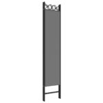 vidaXL 5-panelový paraván antracitový 200x200 cm látkový – Obrázok 6