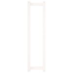 vidaXL Stojan na uteráky biely 23x18x90 cm masívna borovica – Obrázok 5