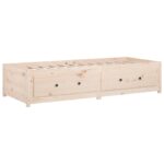 vidaXL Denná posteľ s matracom 80x200 cm masívna borovica – Obrázok 7