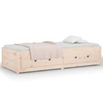 vidaXL Denná posteľ 75x190 cm malé jednolôžko masívna borovica – Obrázok 5