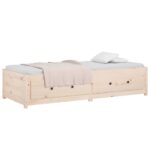 vidaXL Denná posteľ 75x190 cm malé jednolôžko masívna borovica – Obrázok 6