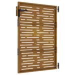 vidaXL Záhradná brána 85x125 cm, corten oceľ, štvorcový dizajn – Obrázok 6
