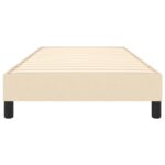 vidaXL Rám na boxspring posteľ krémový 90x190 cm látka – Obrázok 5