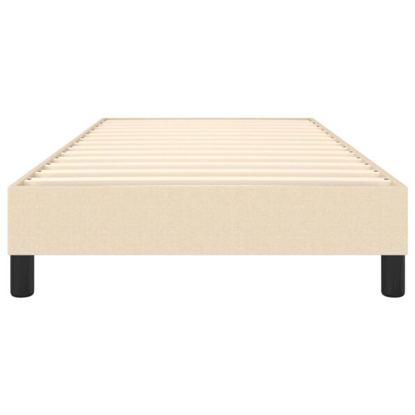 vidaXL Rám na boxspring posteľ krémový 90x190 cm látka – Obrázok 5