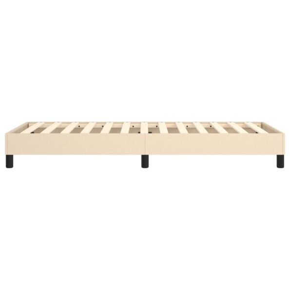 vidaXL Rám na boxspring posteľ krémový 90x190 cm látka – Obrázok 6