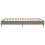 vidaXL Rám na boxspring posteľ tmavosivý látka 100x200 cm – Obrázok 6