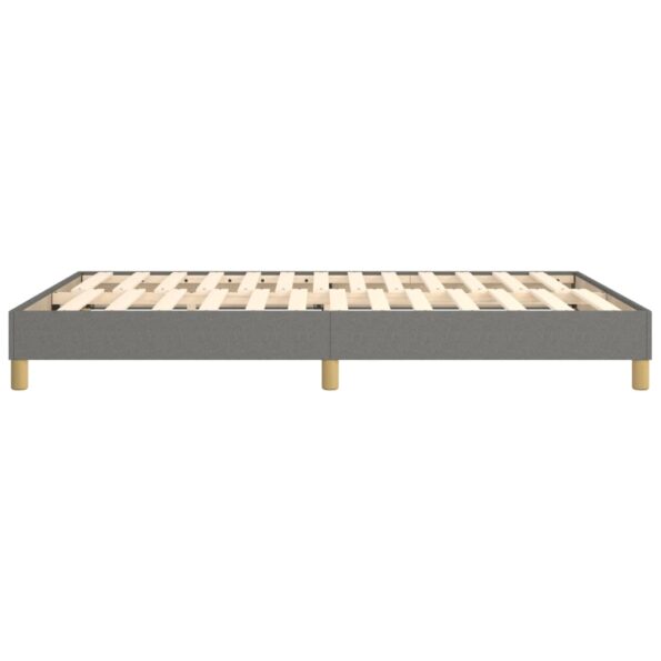 vidaXL Rám na boxspring posteľ tmavosivý látka 100x200 cm – Obrázok 6