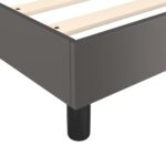 vidaXL Rám na boxspring posteľ, sivý 90x200 cm, umelá koža – Obrázok 7