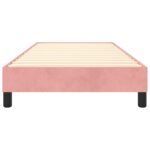 vidaXL Rám na boxspring posteľ ružový 90x200 cm zamat – Obrázok 5