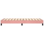 vidaXL Rám na boxspring posteľ ružový 90x200 cm zamat – Obrázok 6