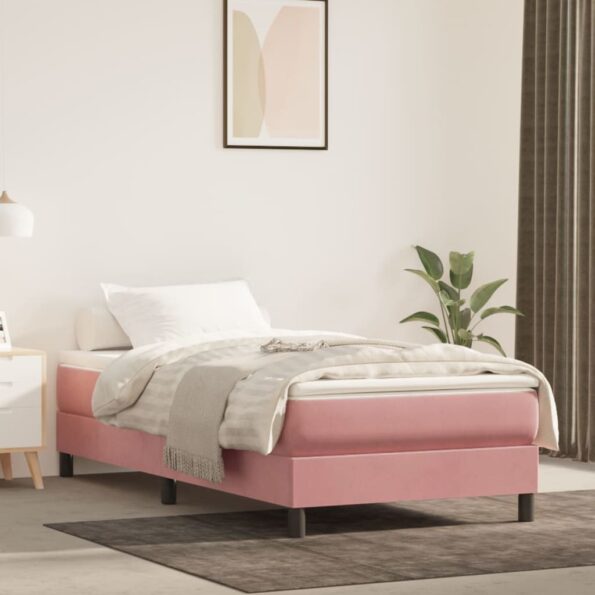 VXL8720287234142_m_en_hd_1.jpg vidaXL Rám na boxspring posteľ ružový 90x200 cm zamat – Obrázok 1