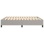 vidaXL Rám na boxspring posteľ bledosivý 180x200 cm látka – Obrázok 6
