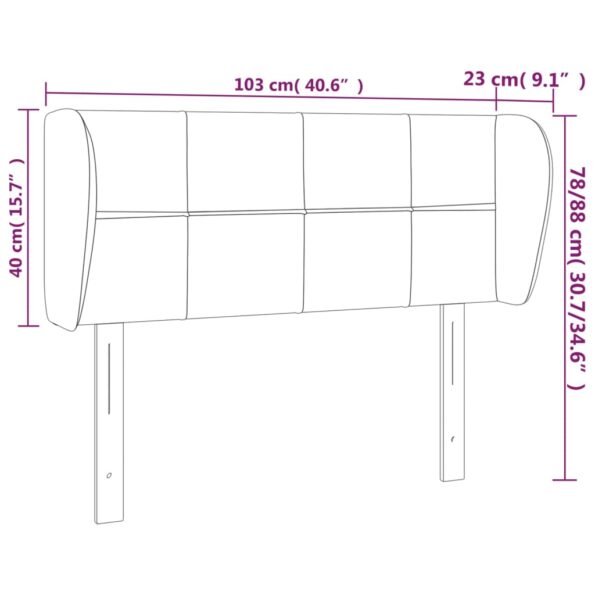 VXL8720287249986_g_en_hd_7.jpg vidaXL Čelo postele so záhybmi bledosivé 103x23x78/88 cm látka – Obrázok 9