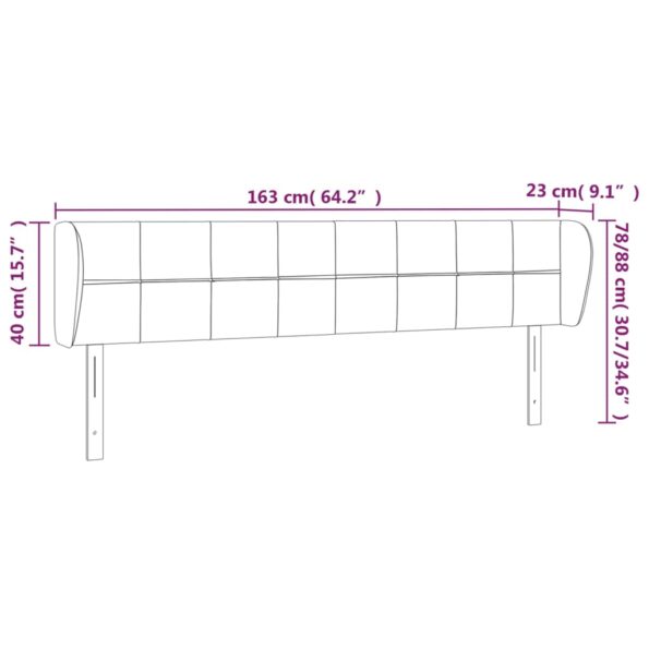 VXL8720287250142_g_en_hd_7.jpg vidaXL Čelo postele so záhybmi bledosivé 163x23x78/88 cm látka – Obrázok 9