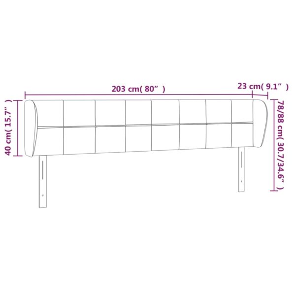 VXL8720287250302_g_en_hd_7.jpg vidaXL Čelo postele so záhybmi bledosivé 203x23x78/88 cm látka – Obrázok 9