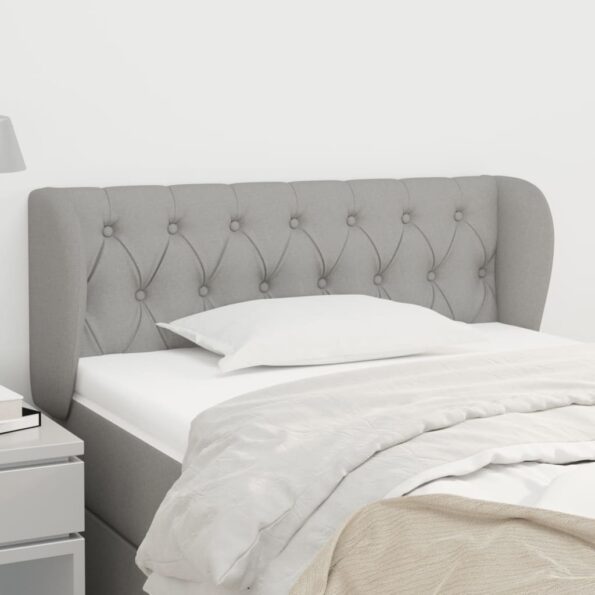 VXL8720287253266_m_en_hd_1.jpg vidaXL Čelo postele so záhybmi bledosivé 93x23x78/88 cm látka – Obrázok 1