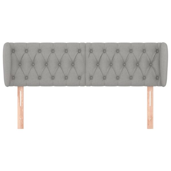 VXL8720287253426_g_en_hd_1.jpg vidaXL Čelo postele so záhybmi bledosivé 147x23x78/88 cm látka – Obrázok 3