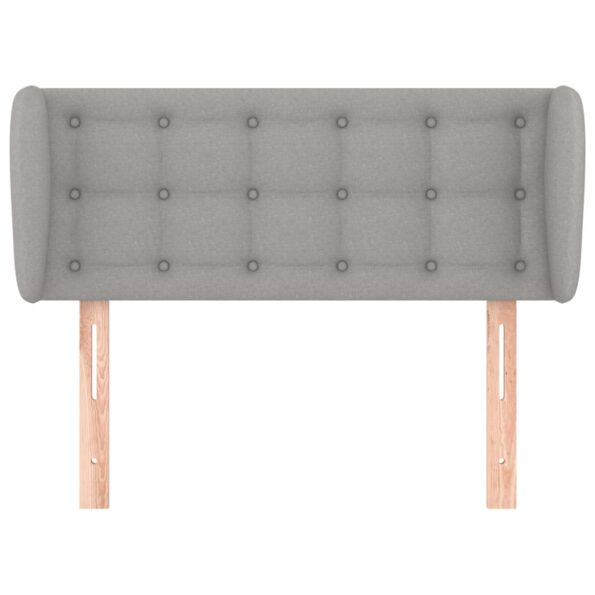 VXL8720287254324_g_en_hd_1.jpg vidaXL Čelo postele so záhybmi bledosivé 103x23x78/88 cm látka – Obrázok 3