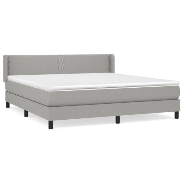 VXL8720287314226_a_en_hd_1.jpg vidaXL Boxspring posteľ s matracom bledosivá 180x200 cm látka – Obrázok 2