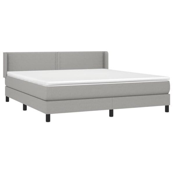 VXL8720287314226_g_en_hd_1.jpg vidaXL Boxspring posteľ s matracom bledosivá 180x200 cm látka – Obrázok 3
