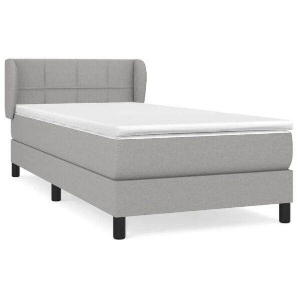 VXL8720287400899_a_en_hd_1.jpg vidaXL Posteľný rám boxsping s matracom bledosivý 90x200 cm látka – Obrázok 2