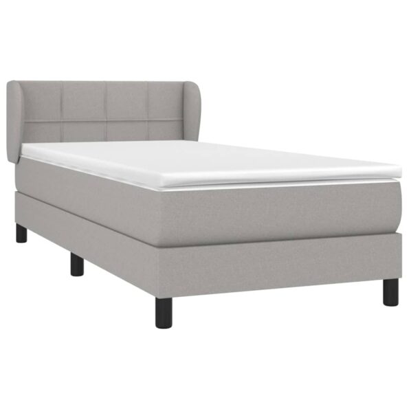 VXL8720287400899_g_en_hd_1.jpg vidaXL Posteľný rám boxsping s matracom bledosivý 90x200 cm látka – Obrázok 3